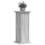 vidaXL Suport de plante, sonoma gri, 33x33x80 cm, lemn prelucrat vidaXL Suport de plante, sonoma gri, 33x33x80 cm, lemn prelucrat