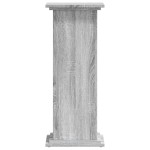vidaXL Suport de plante, sonoma gri, 33x33x80 cm, lemn prelucrat vidaXL Suport de plante, sonoma gri, 33x33x80 cm, lemn prelucrat