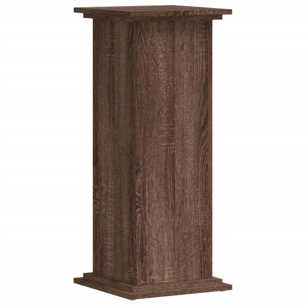 vidaXL Suport de plante, stejar maro, 33x33x80 cm, lemn prelucrat