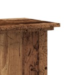 vidaXL Suport de plante, lemn vechi, 33x33x80 cm, lemn prelucrat vidaXL Suport de plante, lemn vechi, 33x33x80 cm, lemn prelucrat