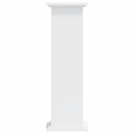 vidaXL Suport de plante, alb, 33x33x100 cm, lemn prelucrat vidaXL Suport de plante, alb, 33x33x100 cm, lemn prelucrat
