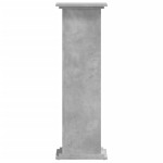 vidaXL Suport de plante, gri beton, 33x33x100 cm, lemn prelucrat