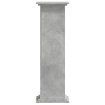 vidaXL Suport de plante, gri beton, 33x33x100 cm, lemn prelucrat