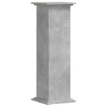 vidaXL Suport de plante, gri beton, 33x33x100 cm, lemn prelucrat
