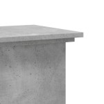 vidaXL Suport de plante, gri beton, 33x33x100 cm, lemn prelucrat