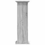 vidaXL Suport de plante, sonoma gri, 33x33x100 cm, lemn prelucrat vidaXL Suport de plante, sonoma gri, 33x33x100 cm, lemn prelucrat
