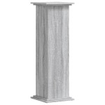 vidaXL Suport de plante, sonoma gri, 33x33x100 cm, lemn prelucrat vidaXL Suport de plante, sonoma gri, 33x33x100 cm, lemn prelucrat