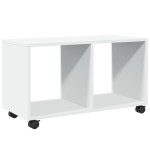 vidaXL Dulap cu roți, alb, 72x33x42,5 cm, lemn prelucrat vidaXL Dulap cu roți, alb, 72x33x42,5 cm, lemn prelucrat
