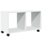 vidaXL Dulap cu roți, alb, 72x33x42,5 cm, lemn prelucrat vidaXL Dulap cu roți, alb, 72x33x42,5 cm, lemn prelucrat