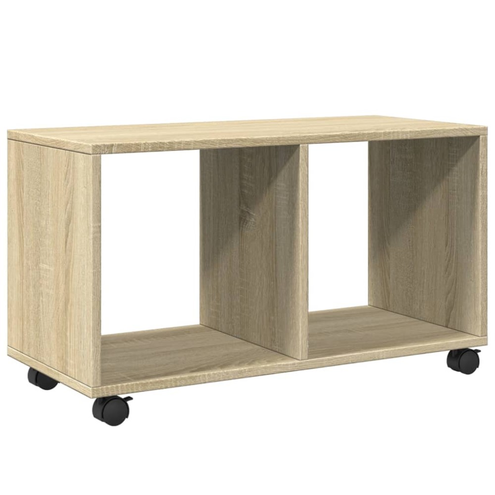 vidaXL Dulap cu roți, stejar sonoma, 72x33x42,5 cm, lemn prelucrat