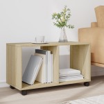 vidaXL Dulap cu roți, stejar sonoma, 72x33x42,5 cm, lemn prelucrat vidaXL Dulap cu roți, stejar sonoma, 72x33x42,5 cm, lemn prelucrat