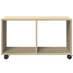 vidaXL Dulap cu roți, stejar sonoma, 72x33x42,5 cm, lemn prelucrat vidaXL Dulap cu roți, stejar sonoma, 72x33x42,5 cm, lemn prelucrat