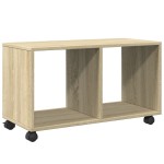 vidaXL Dulap cu roți, stejar sonoma, 72x33x42,5 cm, lemn prelucrat vidaXL Dulap cu roți, stejar sonoma, 72x33x42,5 cm, lemn prelucrat