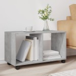 vidaXL Dulap cu roți, gri beton, 72x33x42,5 cm, lemn prelucrat vidaXL Dulap cu roți, gri beton, 72x33x42,5 cm, lemn prelucrat