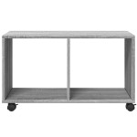vidaXL Dulap cu roți, gri sonoma, 72x33x42,5 cm, lemn prelucrat vidaXL Dulap cu roți, gri sonoma, 72x33x42,5 cm, lemn prelucrat