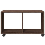 vidaXL Dulap cu roți, stejar maro, 72x33x42,5 cm, lemn prelucrat vidaXL Dulap cu roți, stejar maro, 72x33x42,5 cm, lemn prelucrat