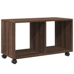 vidaXL Dulap cu roți, stejar maro, 72x33x42,5 cm, lemn prelucrat vidaXL Dulap cu roți, stejar maro, 72x33x42,5 cm, lemn prelucrat