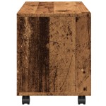 vidaXL Dulap cu roți, lemn vechi, 72x33x42,5 cm, lemn prelucrat vidaXL Dulap cu roți, lemn vechi, 72x33x42,5 cm, lemn prelucrat