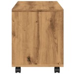 vidaXL Dulap cu roți, stejar artizanal, 72x33x42,5 cm, lemn prelucrat vidaXL Dulap cu roți, stejar artizanal, 72x33x42,5 cm, lemn prelucrat