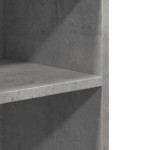 vidaXL Masă laterală cu roți, gri beton, 55x60x78 cm, lemn prelucrat vidaXL Masă laterală cu roți, gri beton, 55x60x78 cm, lemn prelucrat