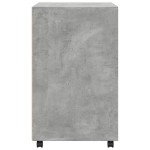 vidaXL Dulap cu roți, gri beton, 60x48x81 cm, lemn prelucrat vidaXL Dulap cu roți, gri beton, 60x48x81 cm, lemn prelucrat