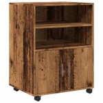vidaXL Dulap cu roți, lemn vechi, 60x48x81 cm, lemn prelucrat vidaXL Dulap cu roți, lemn vechi, 60x48x81 cm, lemn prelucrat