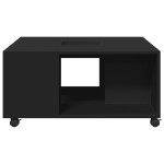 vidaXL Măsuță de cafea, negru, 80x80x40 cm, lemn prelucrat vidaXL Măsuță de cafea, negru, 80x80x40 cm, lemn prelucrat