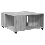 vidaXL Măsuță de cafea, gri sonoma, 80x80x40 cm, lemn compozit vidaXL Măsuță de cafea, gri sonoma, 80x80x40 cm, lemn compozit