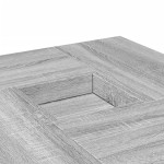 vidaXL Măsuță de cafea, gri sonoma, 80x80x40 cm, lemn compozit vidaXL Măsuță de cafea, gri sonoma, 80x80x40 cm, lemn compozit
