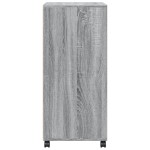 vidaXL Dulap cu roți, gri sonoma, 55x40x91 cm, lemn compozit vidaXL Dulap cu roți, gri sonoma, 55x40x91 cm, lemn compozit