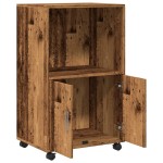 vidaXL Dulap cu roți, lemn vechi, 55x40x91 cm, lemn prelucrat vidaXL Dulap cu roți, lemn vechi, 55x40x91 cm, lemn prelucrat