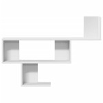 vidaXL Raft de perete, alb, 100x15x70 cm, lemn prelucrat