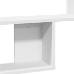 vidaXL Raft de perete, alb, 100x15x70 cm, lemn prelucrat