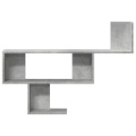vidaXL Raft de perete, gri beton, 100x15x70 cm, lemn prelucrat