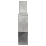 vidaXL Raft de perete, gri beton, 100x15x70 cm, lemn prelucrat