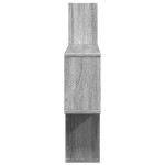 vidaXL Raft de perete, gri sonoma, 100x15x70 cm, lemn prelucrat