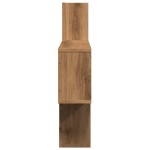 vidaXL Raft de perete, lemn artizanal, 100x15x70 cm, lemn prelucrat vidaXL Raft de perete, lemn artizanal, 100x15x70 cm, lemn prelucrat