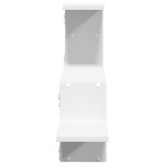 vidaXL Raft de perete, alb, 104x15x49 cm, lemn prelucrat