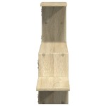vidaXL Raft de perete, stejar sonoma, 104x15x49 cm, lemn prelucrat