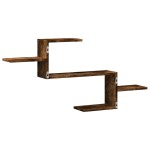 vidaXL Raft de perete, stejar fumuriu, 104x15x49 cm, lemn prelucrat vidaXL Raft de perete, stejar fumuriu, 104x15x49 cm, lemn prelucrat