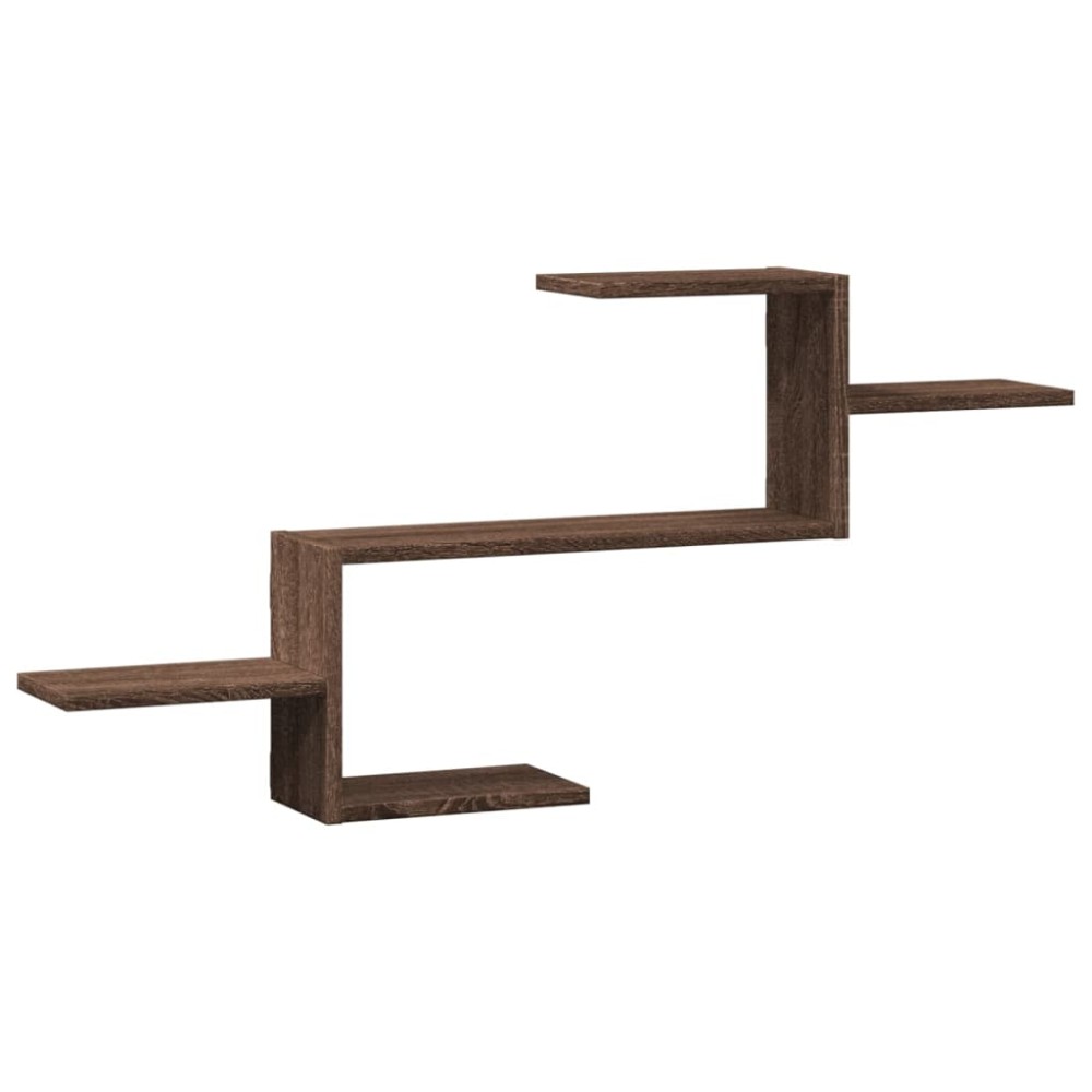vidaXL Raft de perete, stejar maro, 104x15x49 cm, lemn prelucrat