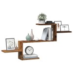 vidaXL Raft de perete, lemn vechi, 104x15x49 cm, lemn prelucrat vidaXL Raft de perete, lemn vechi, 104x15x49 cm, lemn prelucrat