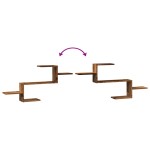vidaXL Raft de perete, lemn vechi, 104x15x49 cm, lemn prelucrat vidaXL Raft de perete, lemn vechi, 104x15x49 cm, lemn prelucrat