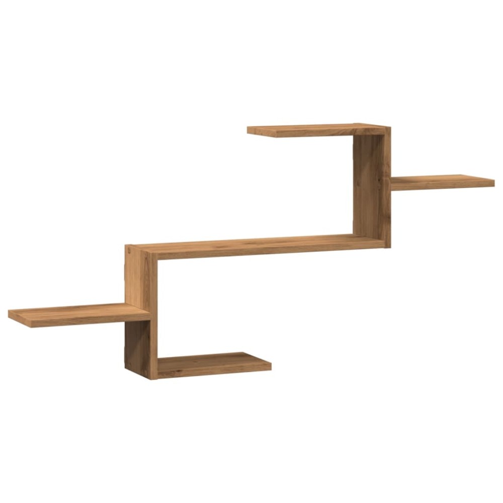 vidaXL Raft de perete, lemn artizanal, 104x15x49 cm, lemn prelucrat