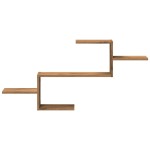 vidaXL Raft de perete, lemn artizanal, 104x15x49 cm, lemn prelucrat vidaXL Raft de perete, lemn artizanal, 104x15x49 cm, lemn prelucrat
