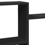vidaXL Raft de perete, negru, 159x18x65 cm, lemn prelucrat vidaXL Raft de perete, negru, 159x18x65 cm, lemn prelucrat