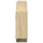 vidaXL Raft de perete, stejar sonoma, 159x18x65 cm, lemn prelucrat
