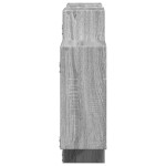 vidaXL Raft de perete, gri sonoma, 159x18x65 cm, lemn prelucrat vidaXL Raft de perete, gri sonoma, 159x18x65 cm, lemn prelucrat