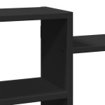 vidaXL Raft de perete, negru, 129x18x42 cm, lemn prelucrat vidaXL Raft de perete, negru, 129x18x42 cm, lemn prelucrat