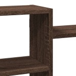 vidaXL Raft de perete, stejar maro, 129x18x42 cm, lemn prelucrat vidaXL Raft de perete, stejar maro, 129x18x42 cm, lemn prelucrat